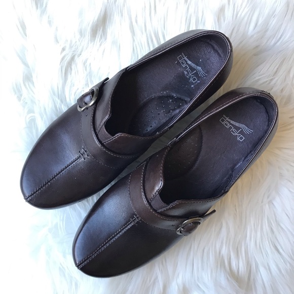 Dansko Women’s Jane Clog Brown Leathet NWOT 39 - Picture 6 of 8